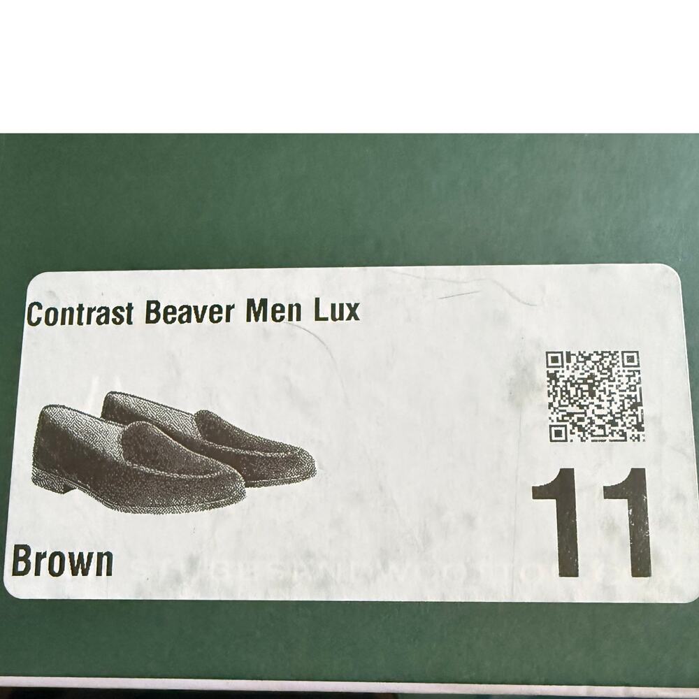 Stubbs & Wotton Palm Beach Contrast Beaver Men Lux Loafer Brown Size 11 New - Picture 9 of 10